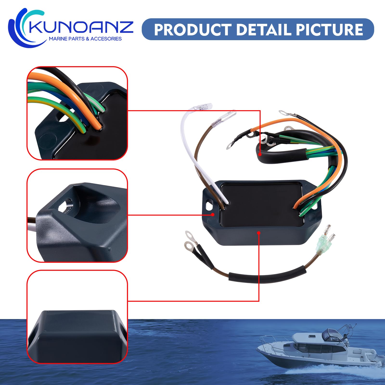 339-6222A10 Switch Box CDI Power Pack for Mercury Outboard 4/7.5