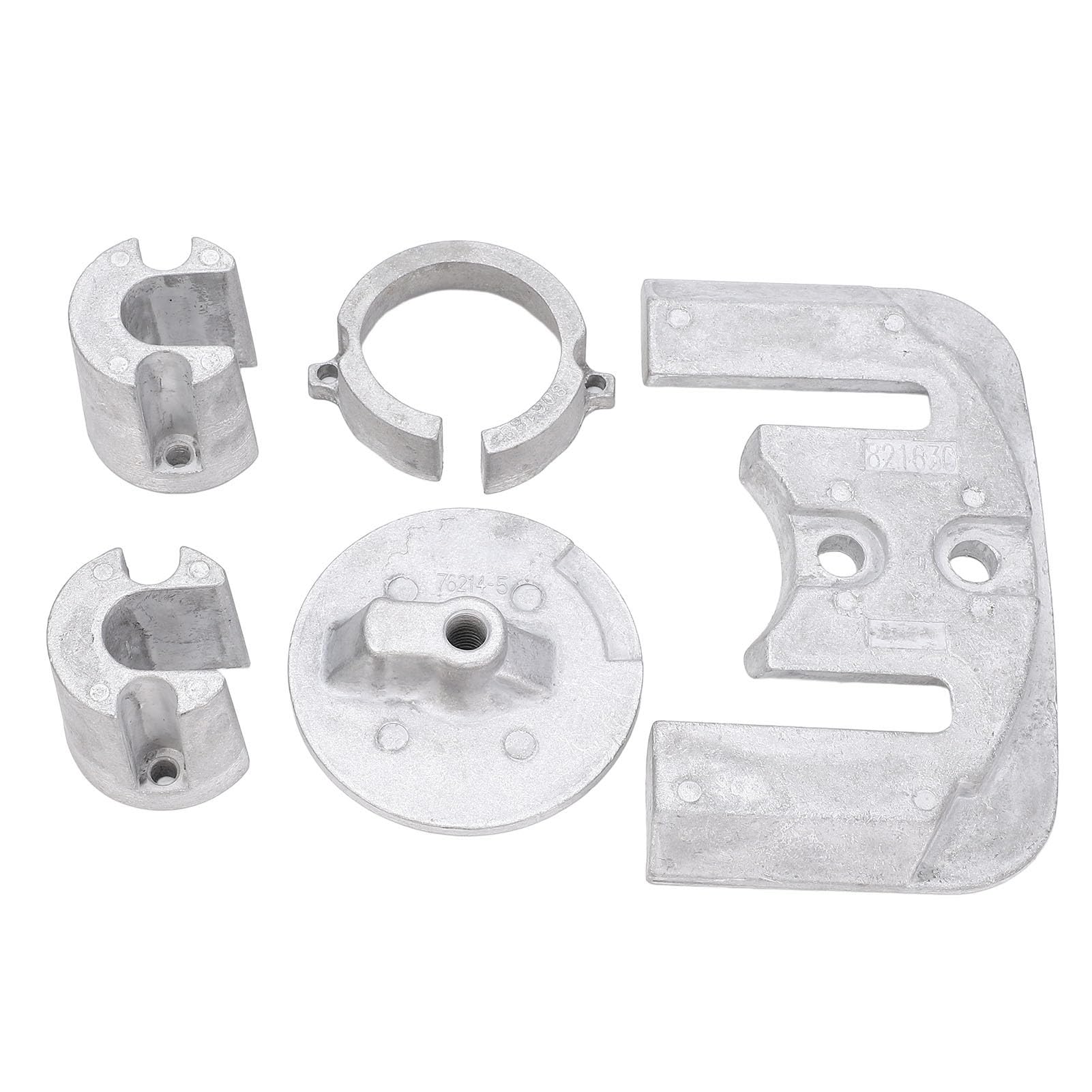 Akozon Kit de ánodo de Aluminio, Juego de Barco Marino de Protección óptima para MerCruiser Bravo 1, 22 Unidades de Popa