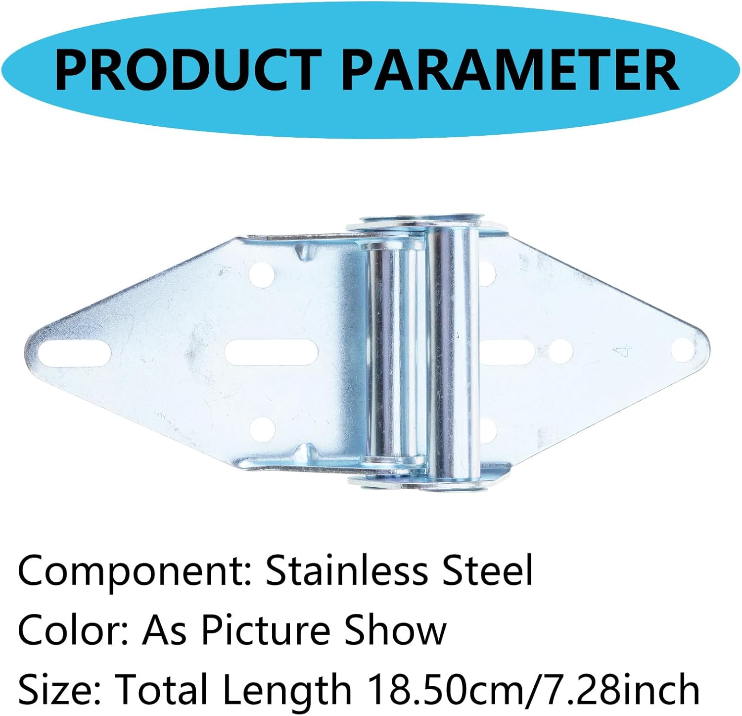 Set of 6 Garage Door Hinges Craft from Stainless Steel Includes 8 Screws for Long Time and Protective Garage Door Parts