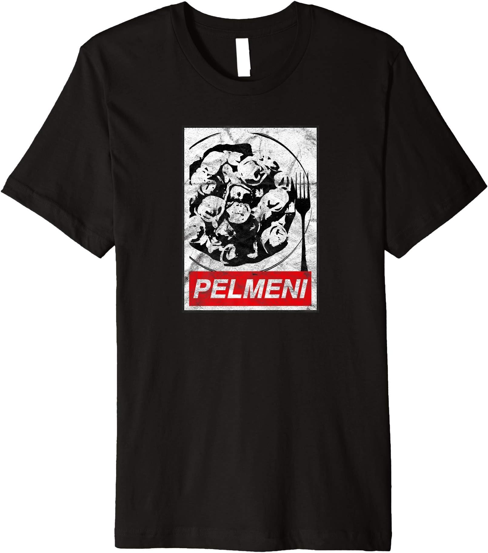 Pelmeni Russia Russian Gopnik Slav Moscow Stalin Vintage Premium T-Shirt
