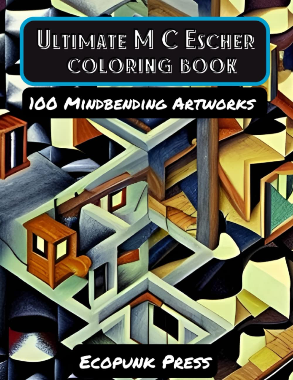 Amazon.com: Ultimate MC Escher Coloring Book: 100 Mindbending Artworks ...