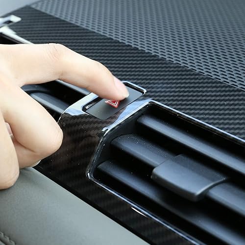 Miniatura 5 de CHEYA Cubierta de ventilación de aire acondicionado para Land Rover Defender 110 2020 (estilo de fibra de carbono)