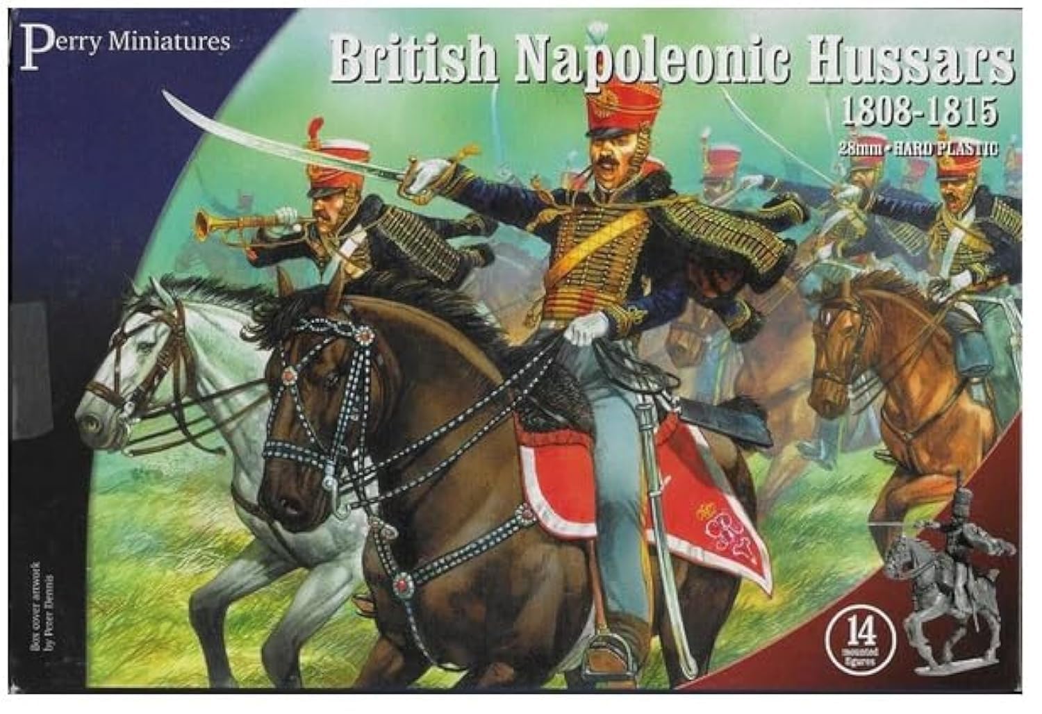 British Napoleonic Hussars 1808-1815 - 14 Mounted ( 28mm ) BH80
