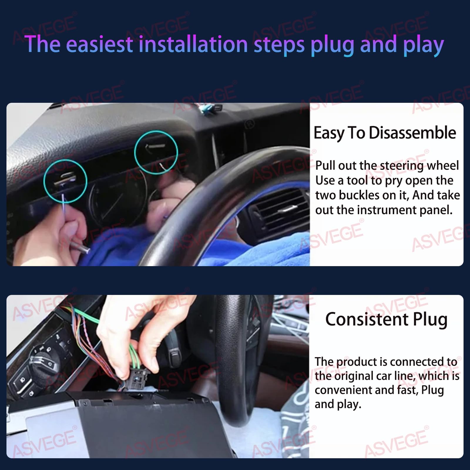 ASVEGE 12,3 Digital Cluster Gauge per BMW 3 4 Series F30 F31 GT-F34 F32 F33 F36 418D 2012-2020, Strumento LCD Speed Meter Dashboard Upgrade HD Screen