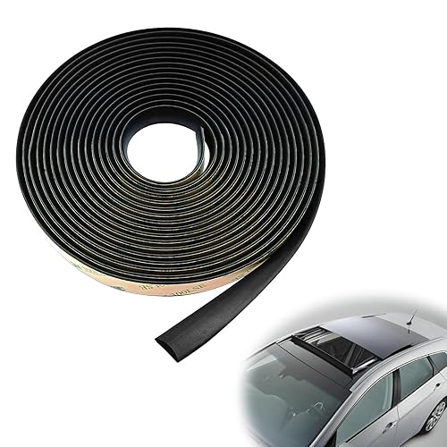 16.5FT/5M Car Windshield Seal Strip & Sunroof Rubber Seal, Universal