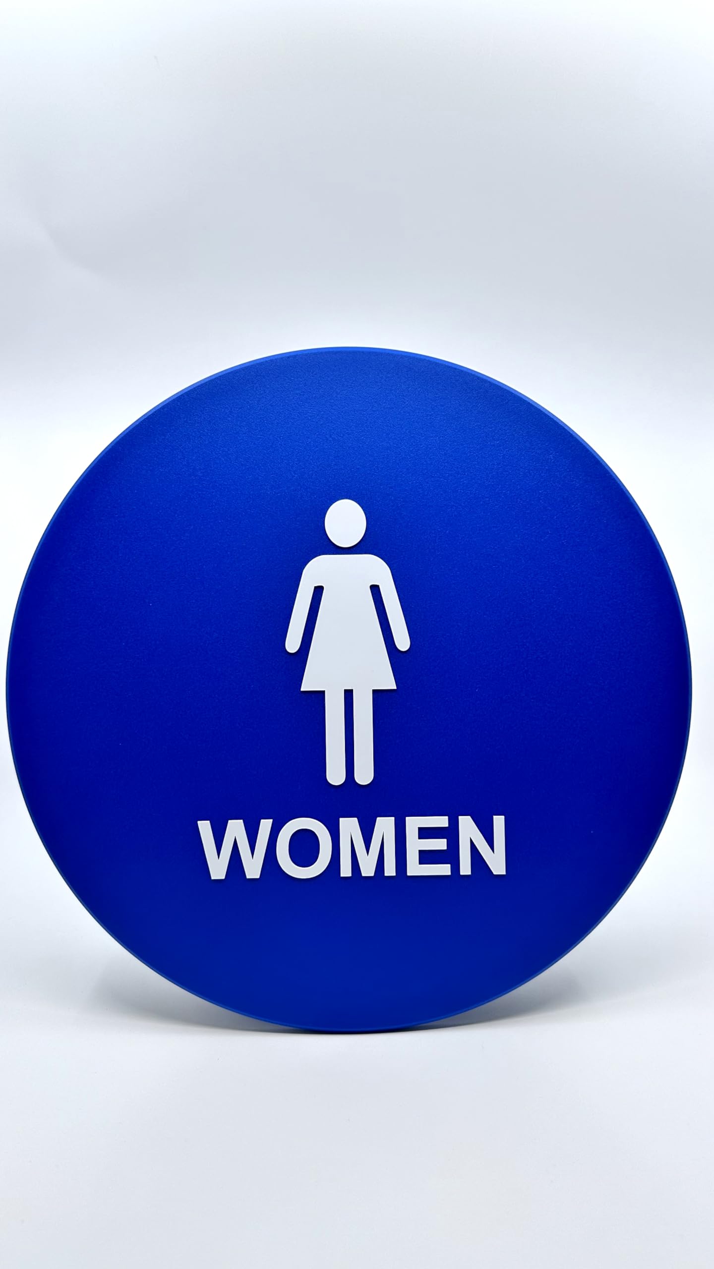 Round 2 Sign Blue Round Blue Sign