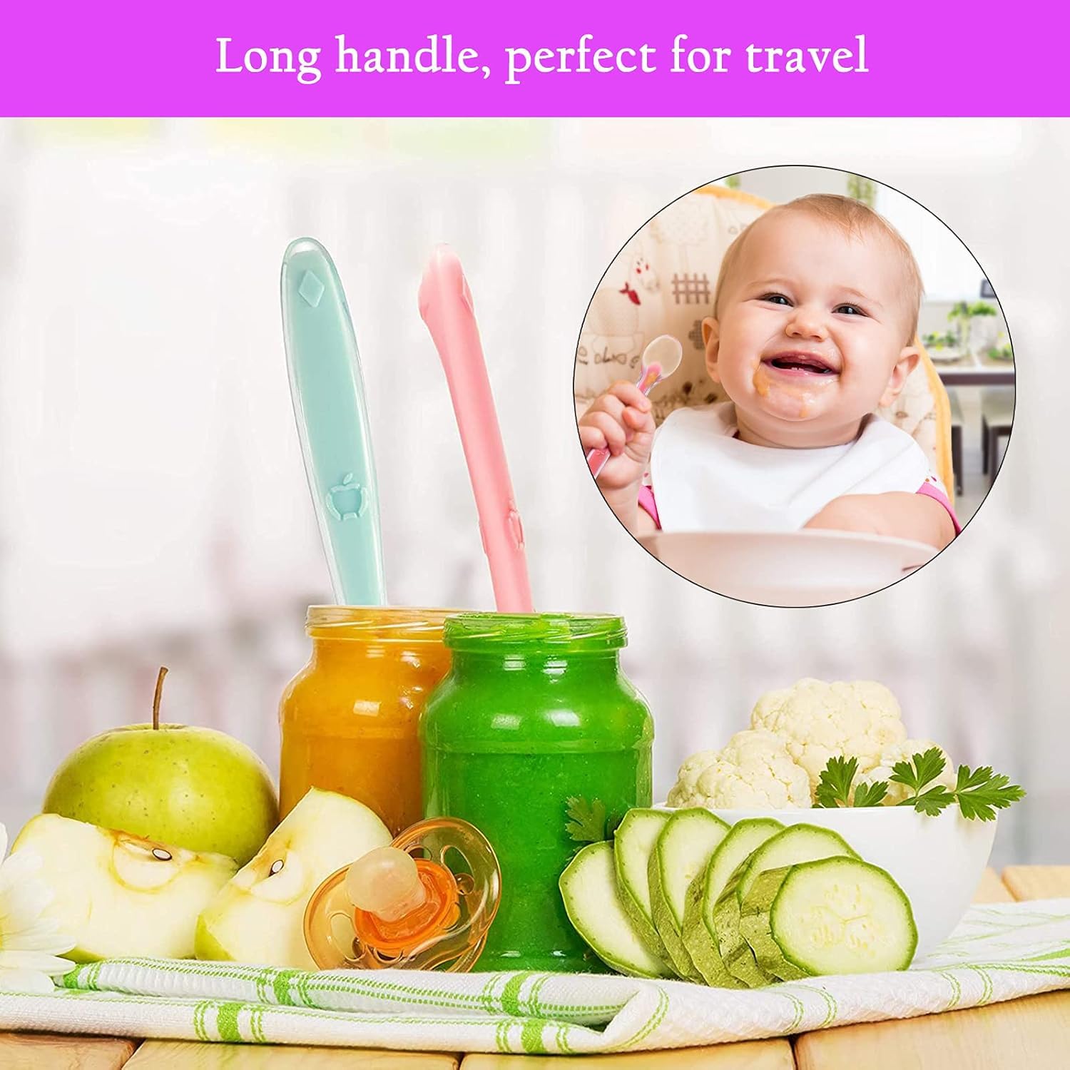 SAFE-O-KID BPA-Free Milk Powder Storage with Silicone Spoon – Airtight, Portable & Mess-Free Leak-Proof & Travel-Friendly (Assorted) 3