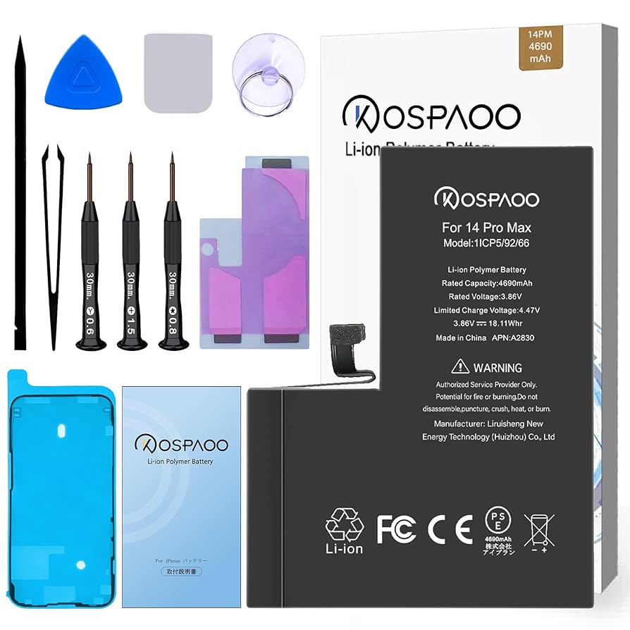 まん美品★バッテリー96%Apple iPhone 14 Pro Max OEM Original Apple Replacement Battery for Apple iPhone 14