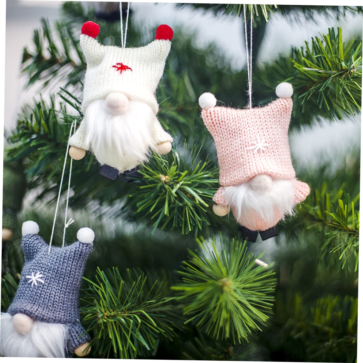 18 STK Weihnachtsbehänge Spirit Weihnachten weihnachtsdeko Weihnachtsschwedische Gnomenpuppe nordische Figur des skandinavischen Gnoms Christbaumschmuck Weihnachtshandwerk