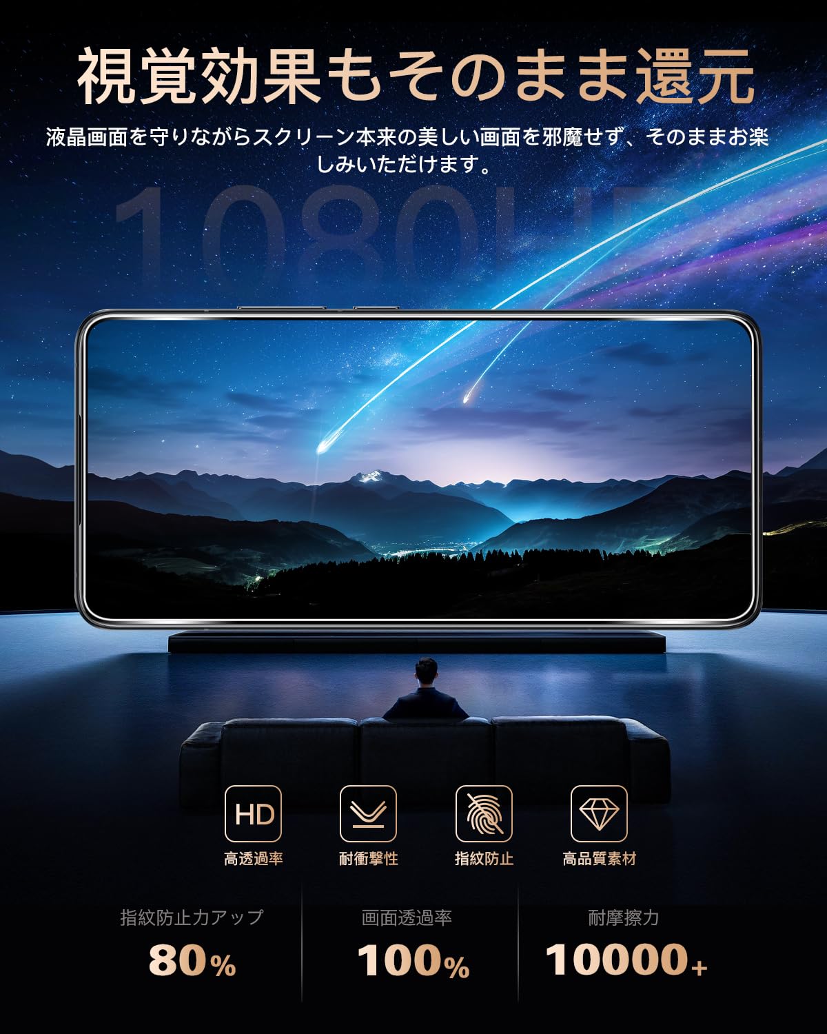 Amazon | 【2+2枚セット】対応 Xiaomi 14T Pro ガラスフィルム +