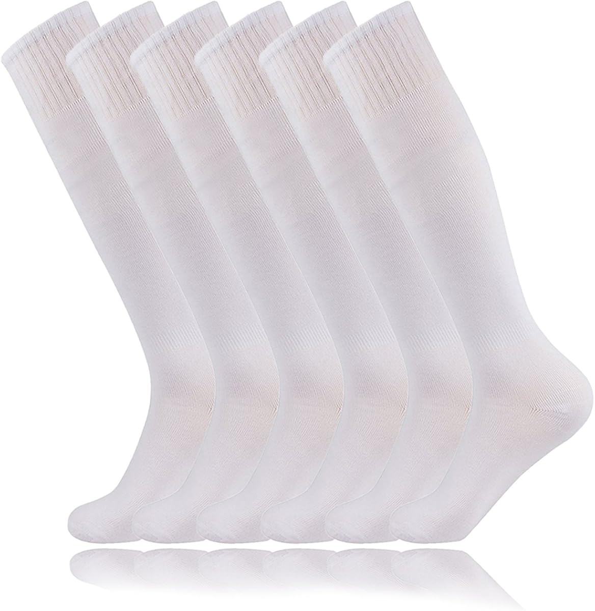 High Elastic Long Tube Compression Socks,MOAIR Colorful Classic Design Running Team Sports Soccer 2/3/4/6/10 Pairs