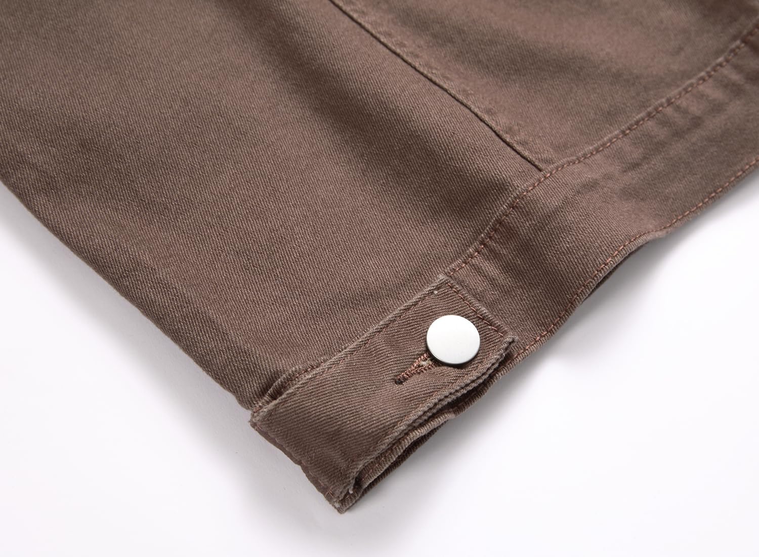 LZLER Mens Denim Jacket Stretchy Slim Fit Long Sleeve Jean Jacket for Men - Image 5