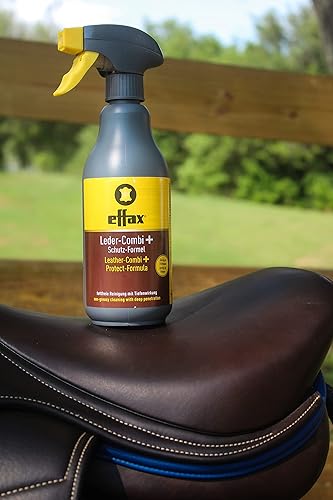 Effax Leather Cleaner Supplies, Leather Cleaner, Tack Cleaner, Tack Care (Leather Combi + Protect Formula Spray)(Leather Combi + Protect Formula Spray)