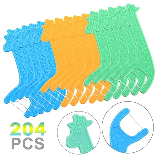 Miniatura 35 de FAMILIFE Floss Picks, 120 Pcs Kid's Dental Floss Cleaner Without Fluoride, Tooth Pick Flossers with 4 Travel Handy Cases, Helps to Fight Tooth Decay