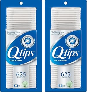 Q-tips Original Cotton Swabs 100% Cotton 625 Count (2 Pack) - Ear Cleaner, Beauty Tool & Hygiene Essential