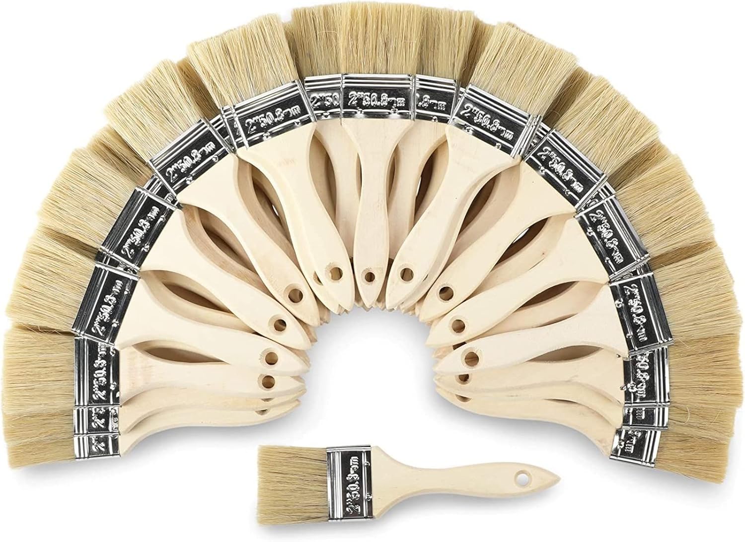 Juvale Chip Paint Brush Set (2 in, 50 Pack) Tools & Home