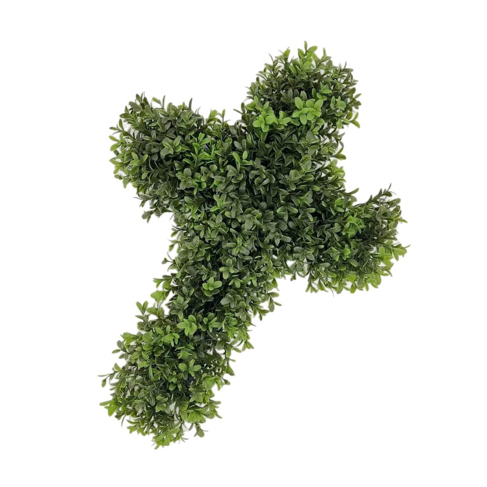 Tsophreniq User Friendly Recycled Crosses Artificial Plant Wreath Wall Hanging Sustainable Decors Realistic Look Easy Mount for Indoor Use Wall Decors