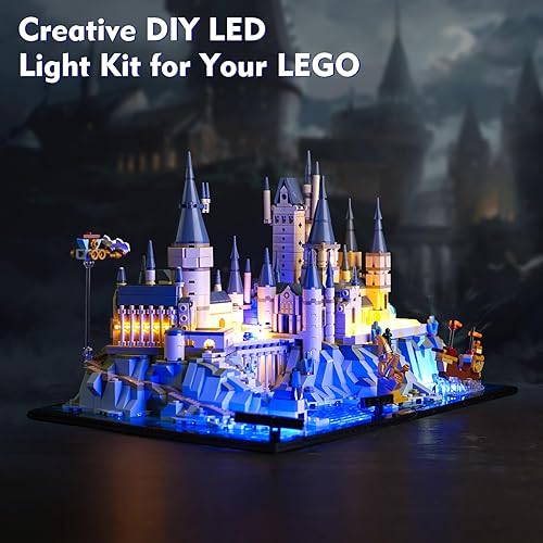 Miniatura 7 de VONADO Kit de luz LED actualizado para Lego Hogwarts Castle and Grounds 76419, accesorios de iluminación creativa compatibles con Lego 76419 Juego