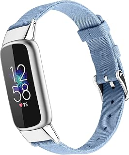 NINKI Compatible Thin & Light Fitbit Luxe Bands for Women Men,Soft Breathable Woven Fabric Bracelet Strap Fitbit Luxe Replacement Bands for Fitbit Luxe/Luxe Special Edition Band Accessories Girl