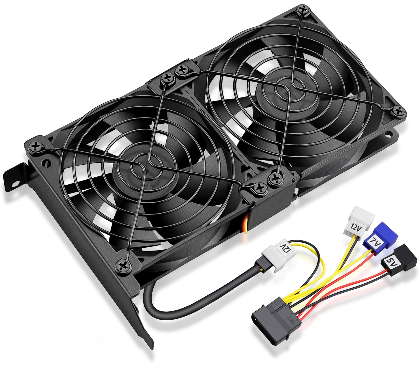 GDSTIME Graphic Card Fans, Graphics Card Cooler, Video Card Fan, PCI Slot Dual 90mm 92mm Fans, VGA Cooler