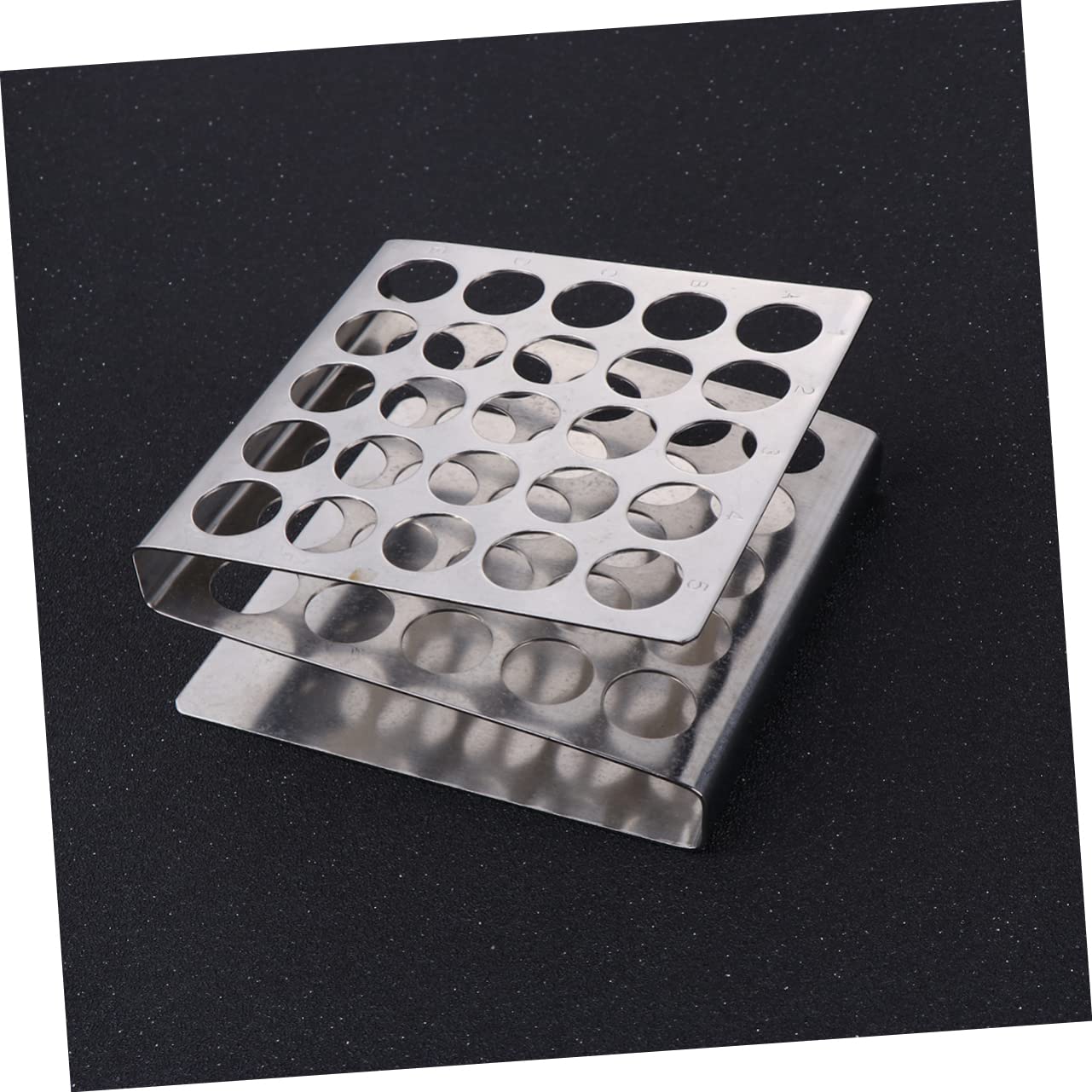 GLEAVI 3 Pezzi 25 robusto portaprovette rack portaprovette in legno portatubo supporto per tubi di prova forniture per laboratori scolastici di legno provetta Acciaio inossidabile staffa