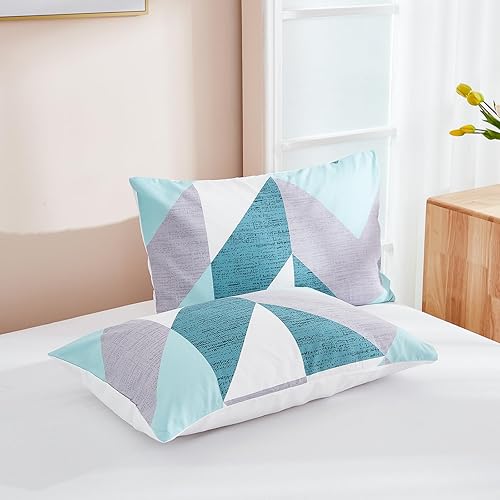 Miniatura 8 de Bedbay Juego de edredón negro tamaño King de cuadrícula negra, edredón de microfibra ultra suave a cuadros de 104 x 90 pulgadas con 2 fundas de