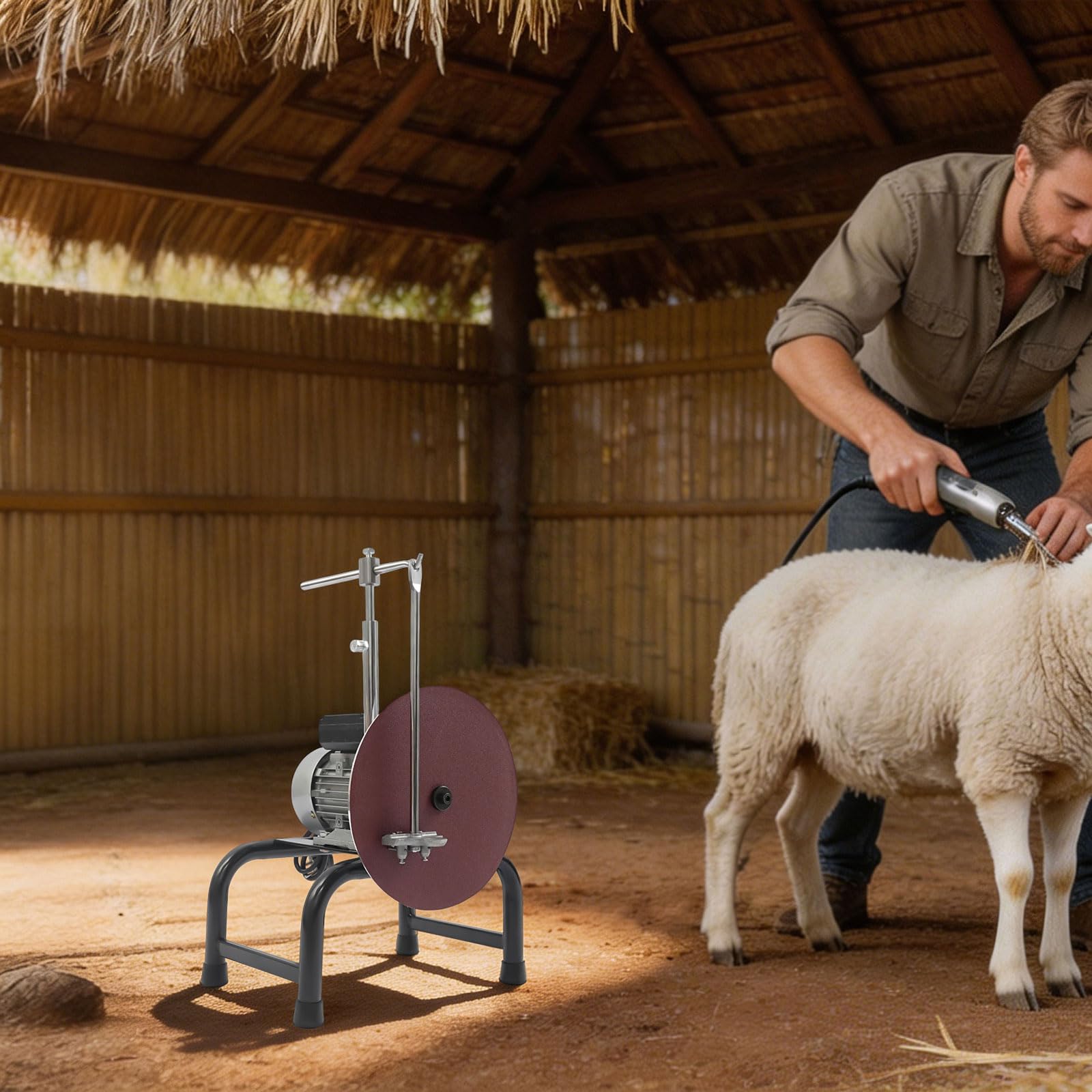 Schermesser Schleifmaschine 550W, 2800U/min für Schafschere Viehzucht Farm