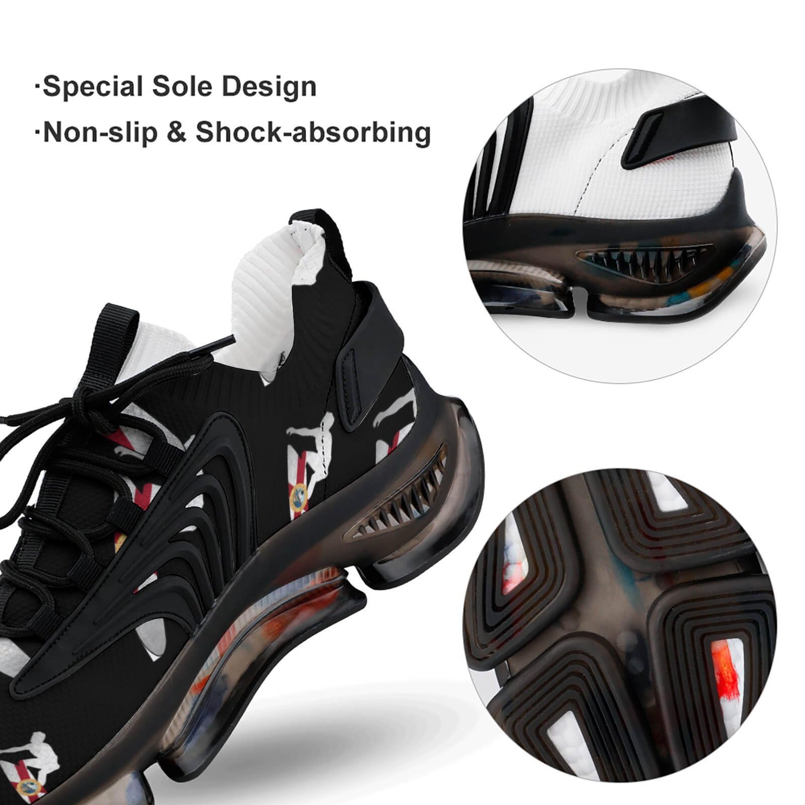 Florida Flag Skiers - Scarpe da corsa da uomo | Scarpe da ginnastica leggere traspiranti antiscivolo ad asciugatura rapida