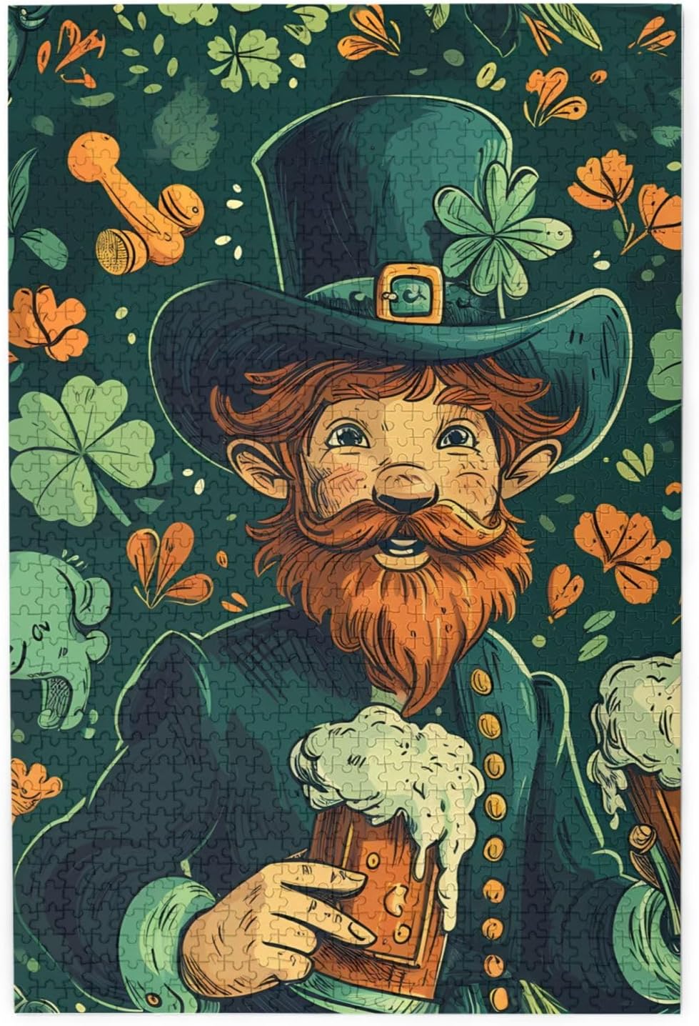 1000 Pieces St. Patrick's Day Jigsaw Puzzles for Family Fun and Gift Giving