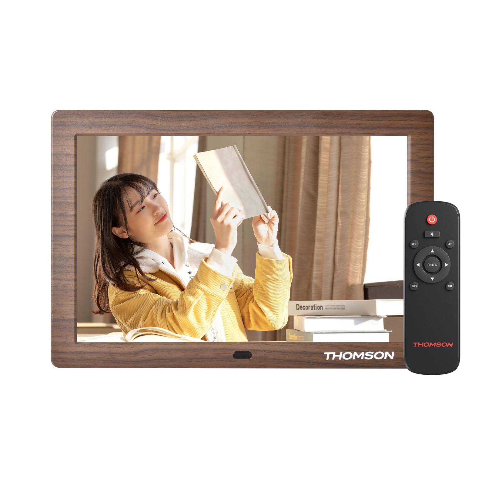 Amazon | THOMSON デジタルフォトフレーム 8インチ 1280×800 SD/SDHC