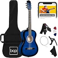 Vista 14 de Best Choice Products Kit de Iniciación de Guitarra Acústica de Madera Completa para Principiantes de 38 Pulgadas con Funda de Transporte, 6 Púas