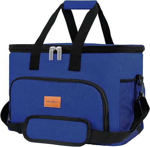 Portable Soft Cooler Bag - 2460 Can Insulated Camping Cooler, Leakproof Collapsible Soft Sided Cooler for Drink, Suitable for Picnic, Beach,