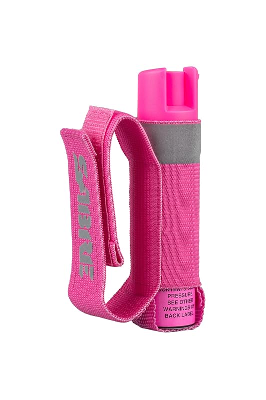 SABRE Runner Pepper Gel Spray for Running, Walking & Personal Safety Pink Runner