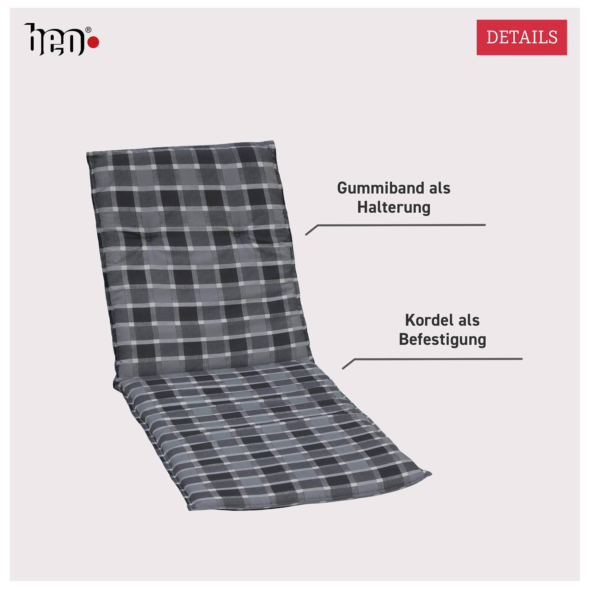 Beautissu Cuscino per lettini Prendisole e sedie a Sdraio Flair RL