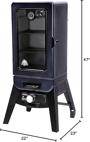 Miniatura 10 de Pit Boss Grills PBV3A1 Ahumador eléctrico, Blue Hammertone, 684 pulgadas cuadradas