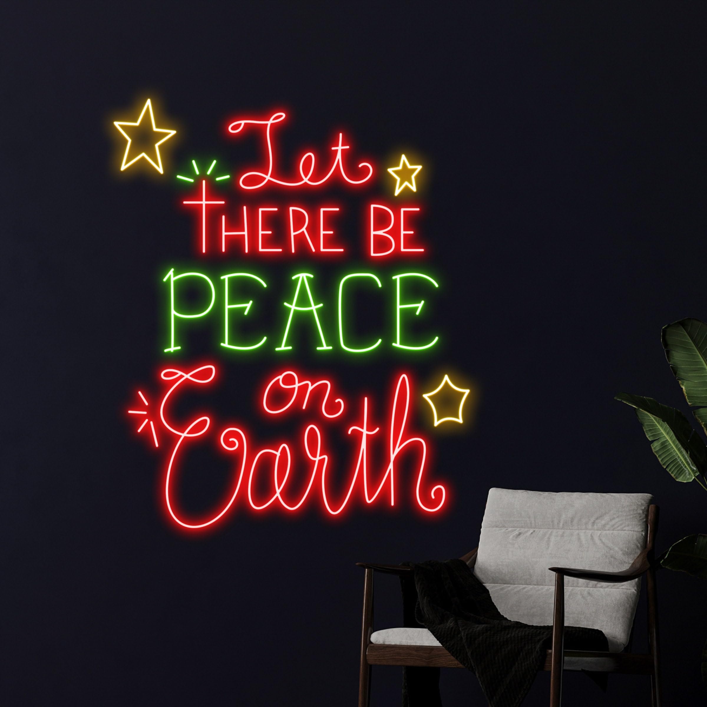 Amazon.com: Handmadetneonsign Let There Be Peace On Earth Neon Amazon.com: Handmadetneonsign Let There Be Peace On Earth Neon