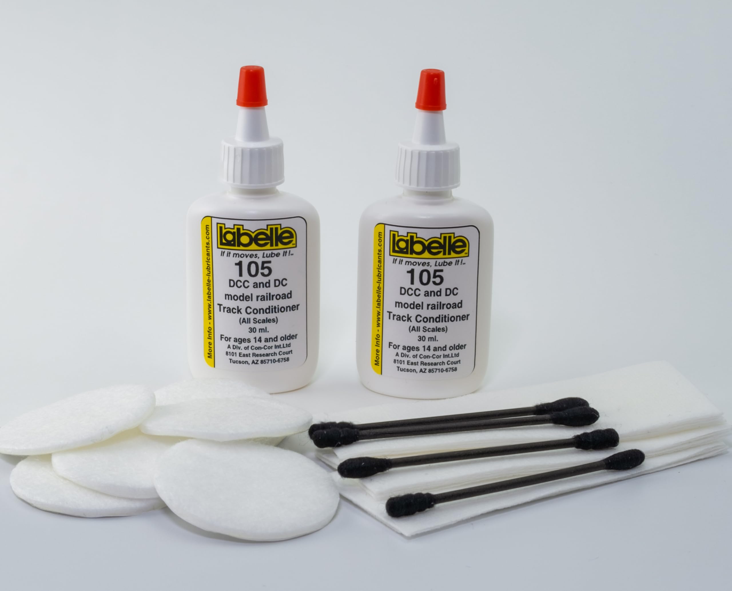 Incredible Labelle Track Cleaner: Improves high and Low Speed Control, Leaves a Conductive Film, for All Scales/Brands of Model Trains Track as Well as Slot car Track. Works for Both Analog and DCC.