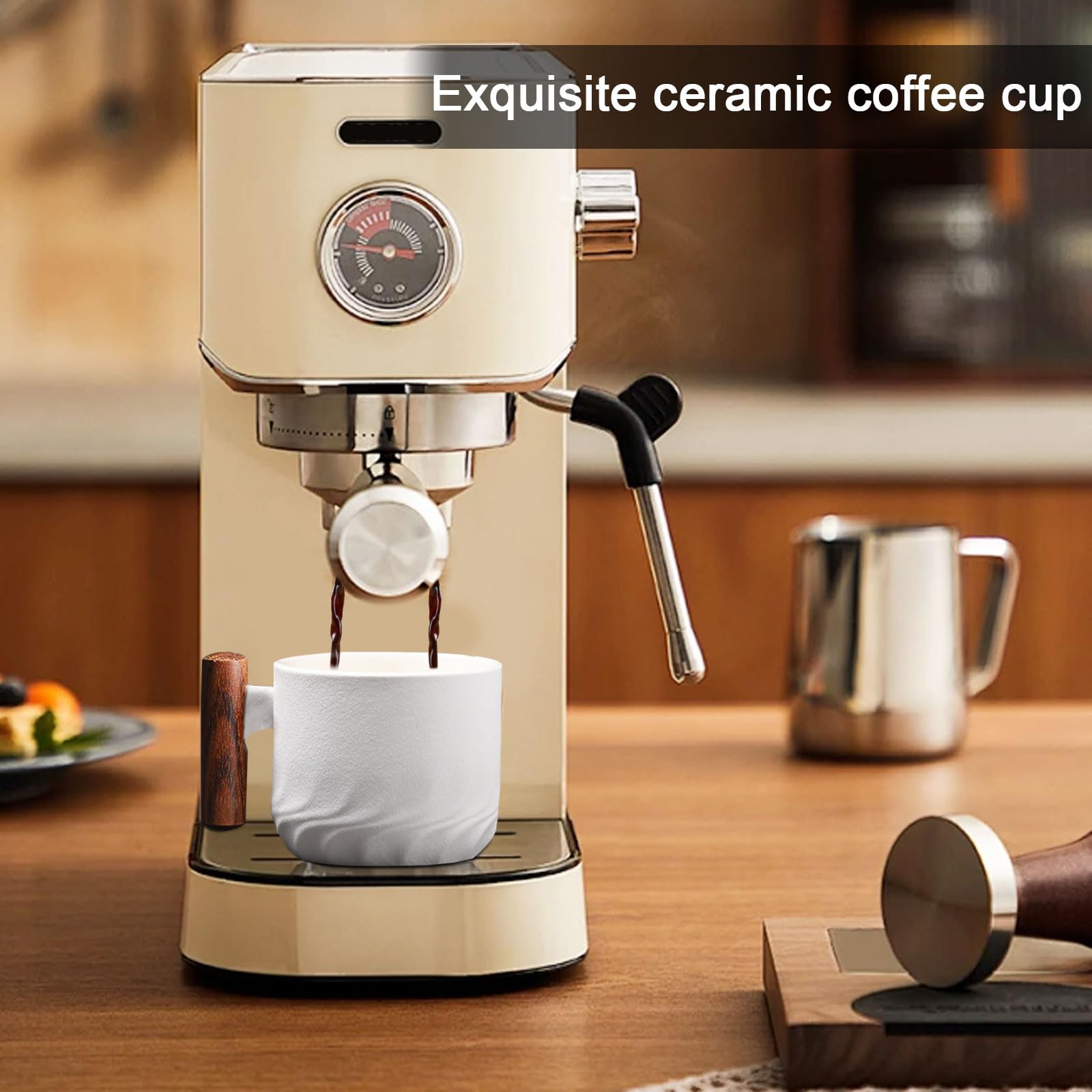 Lot De 2 Tasses à Expresso En Céramique Avec Burundi