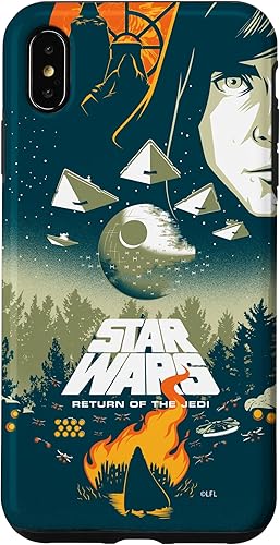Miniatura 11 de Funda para iPhone 15 Pro Max con póster de película retro ilustrada de Star Wars El regreso del Jedi