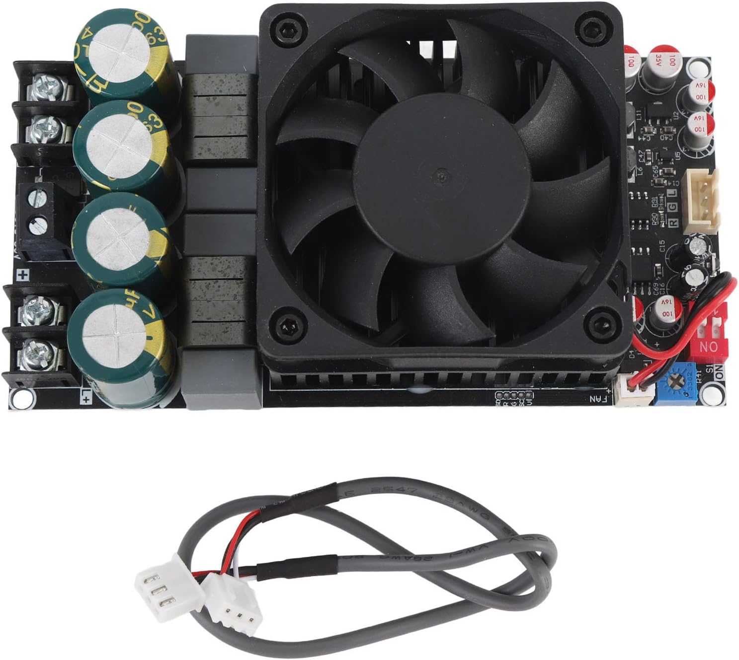 RiToEasysports ZK-3002 Amplifier Board, TPA3255 Digital Power Chip Pure Rear Stage High Power Stereo 300Wx2 Bridge Mono for Home Audio Systems
