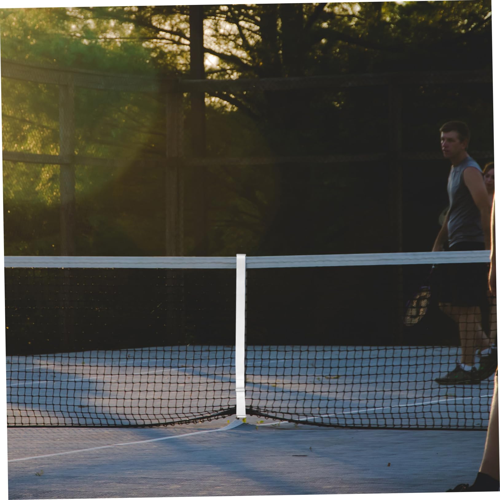 Toddmomy 4 Pezzi Cinghie Regolabili per Rete Tennis Accessori per Tennis Cinghie Centrali per Rete Regolabili e Resistente Facili Installare e Trasportare