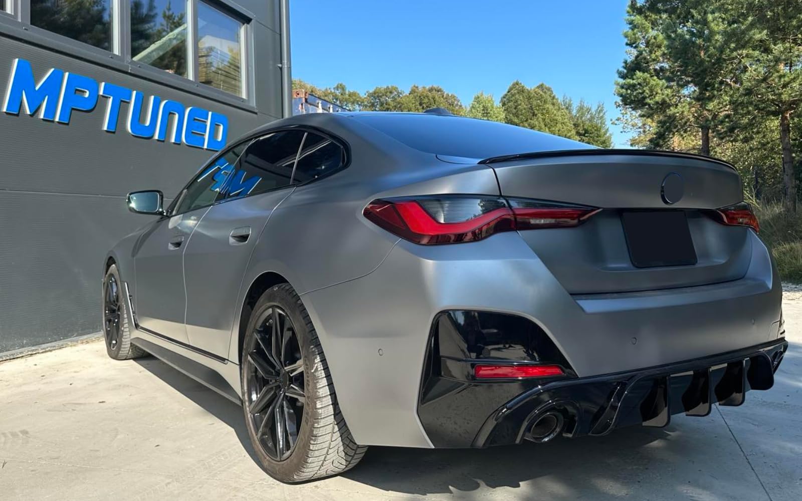 MpTuned G26 Performance Spoiler posteriore nero lucido per serie 4 2020 Performance Tuning 420i 428i 430i 435i 440i Spoiler portellone posteriore labbro