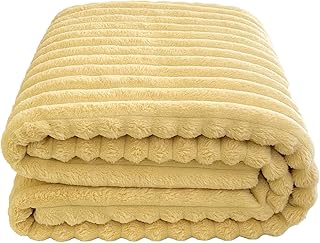 Emotional Support Blanket Yellow, Security Blanket, Calming Dog Blanket, Rabbit Hair Plush, Designed for Pets, Soft and Comfortable for Indoors Sofa, Kennel (Yellow, 27.56 * 39.37")