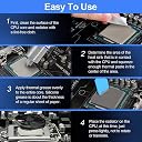 FebSmart 10g Thermal Paste Grey, Silicone Heat Sink Compound Conductive Grease for CPU, GPU, Chipset, Heatsink, PC Cooling – High Performance Thermal Grease for Laptop/Desktop gallery image
