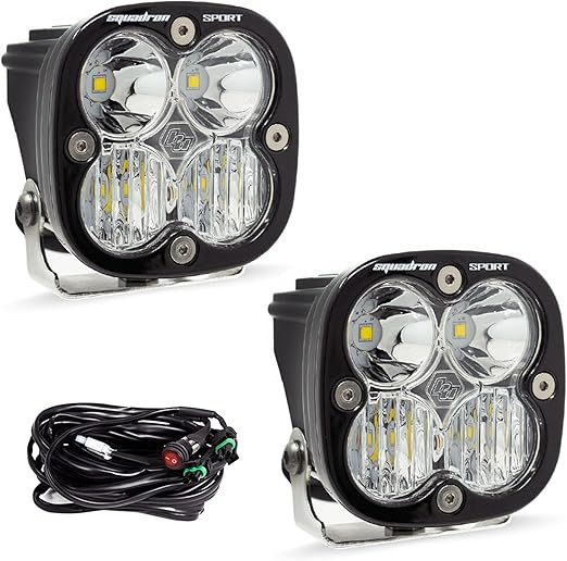Baja Designs 55-7803 Squadron Sport Driving/Combo LED Light Bar, Pair