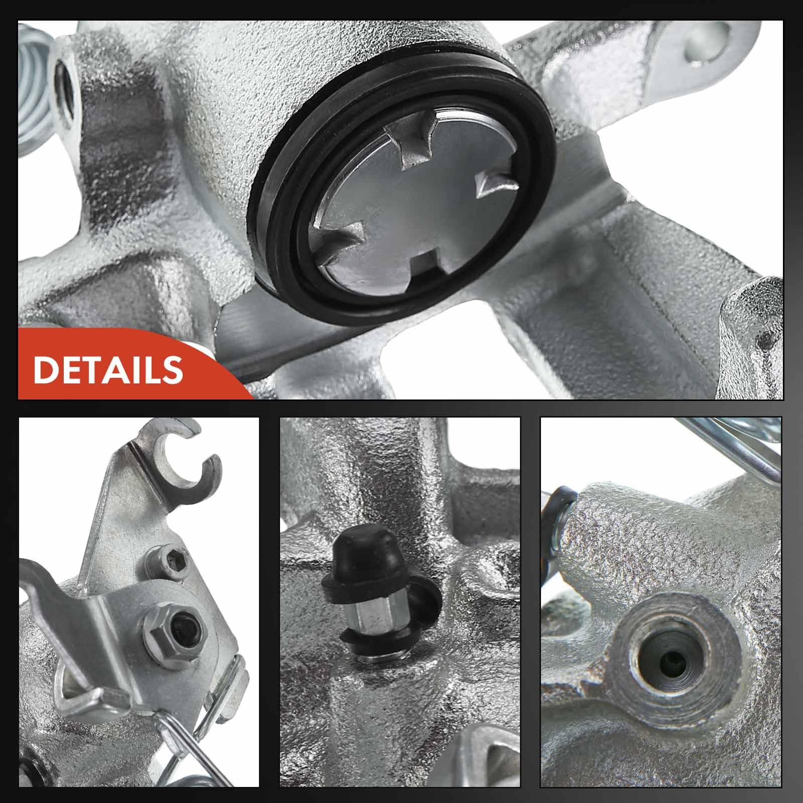 Frankberg 2x Bremssattel Bremszange Hinterachse Links Rechts Kompatibel mit Forfour 454 1.1L Colt VI Z2 A/Z3 A 1.1L-1.5L Colt CZC Cabriolet RG 1.5L Replace# 4605A073