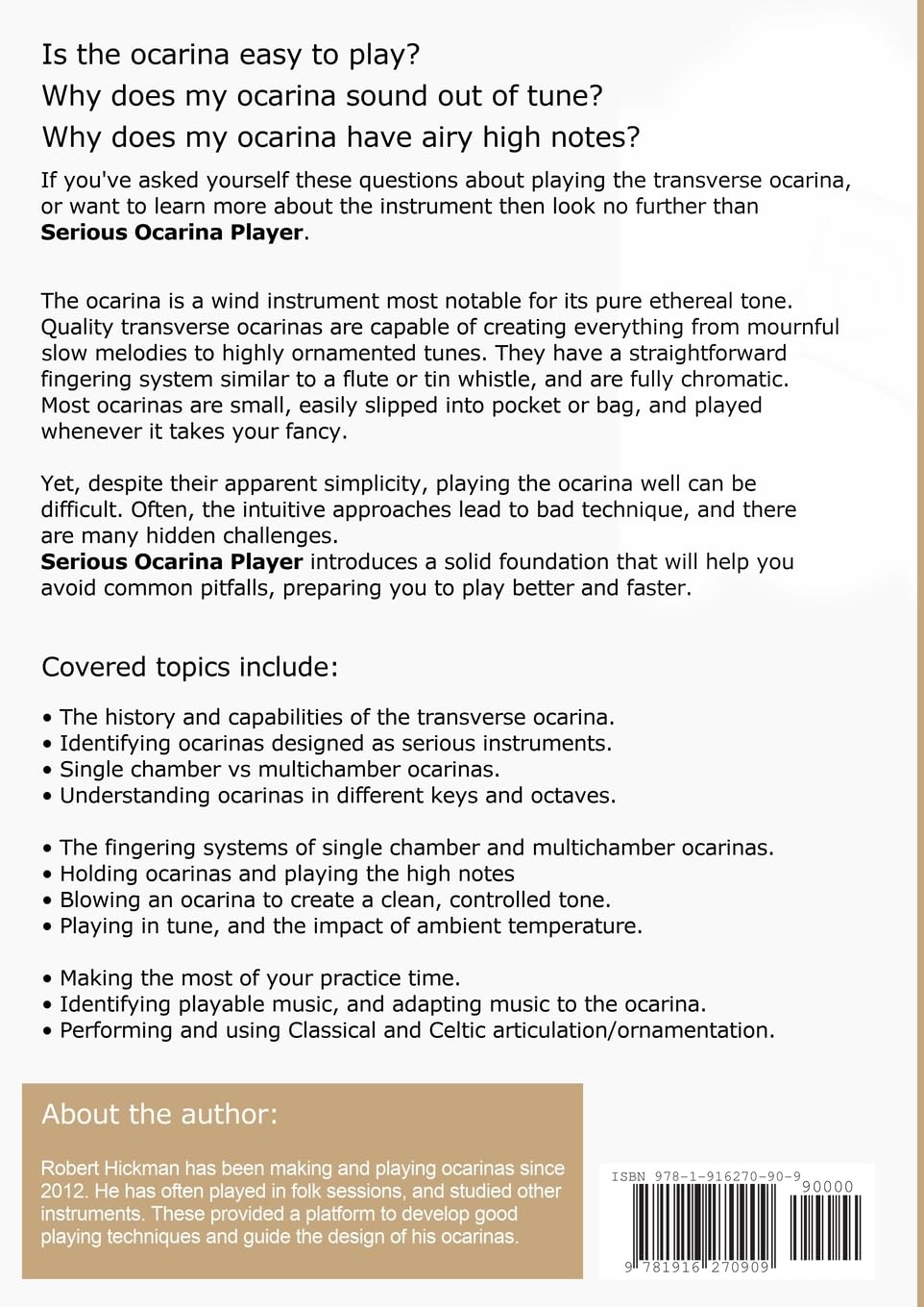 Serious Ocarina Player - The Fundamentals of Excellent Performance