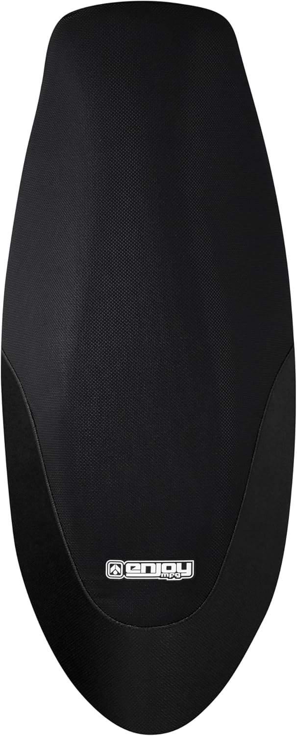 Enjoy Mfg Seat Cover - Compatible with Polaris 2008-2012 RM 800/2012 RMK 600 - Dragon RMK 800 - Pro RMK 600 - RMK Assault 800 Logo - #300 (All Black Standard)