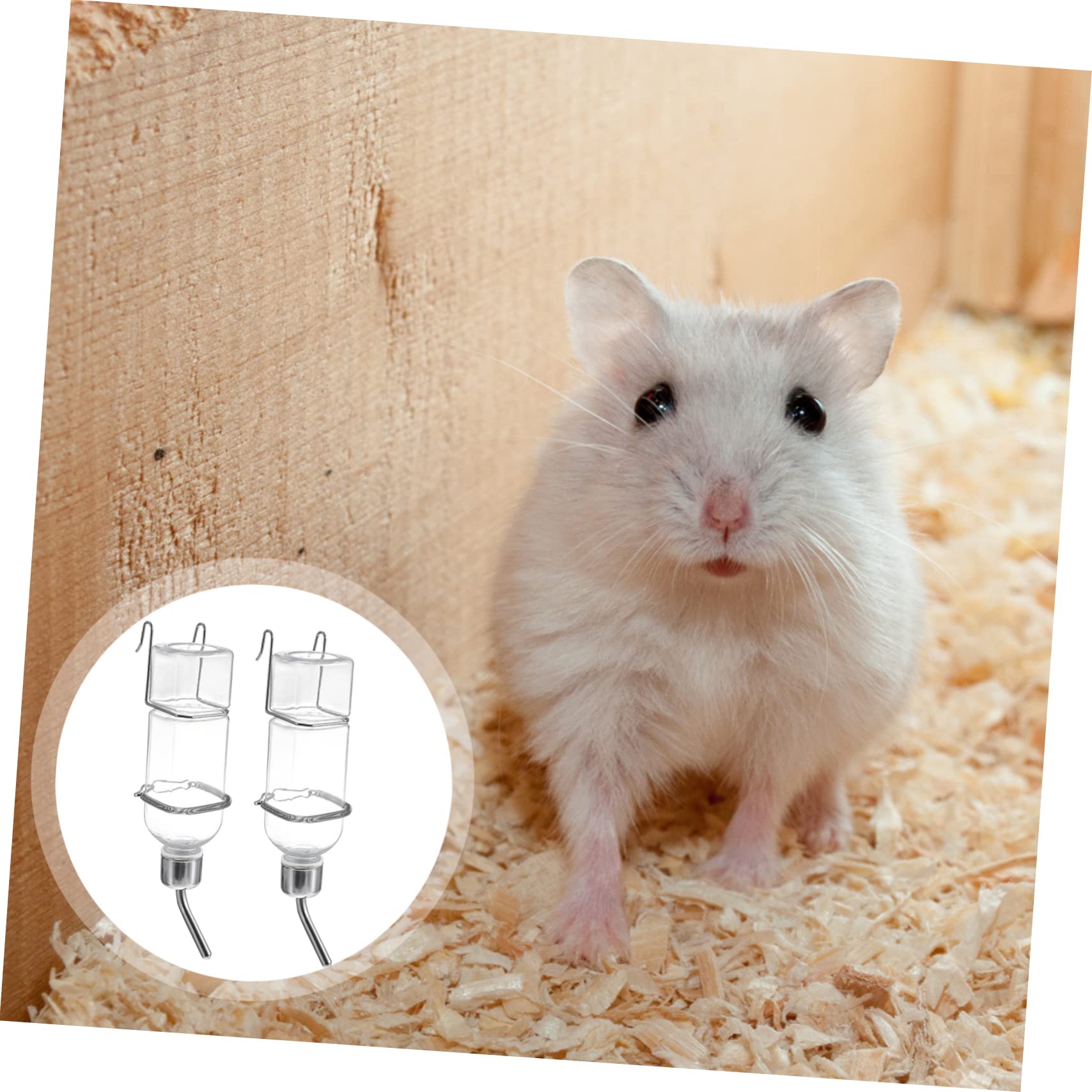 NOLITOY 6pièces Abreuvoir Suspendu Plastique pour Animaux Fontaine Eau pour Et Rongeurs Bouteille Hydratation pour Hamsters Et Petits Animaux