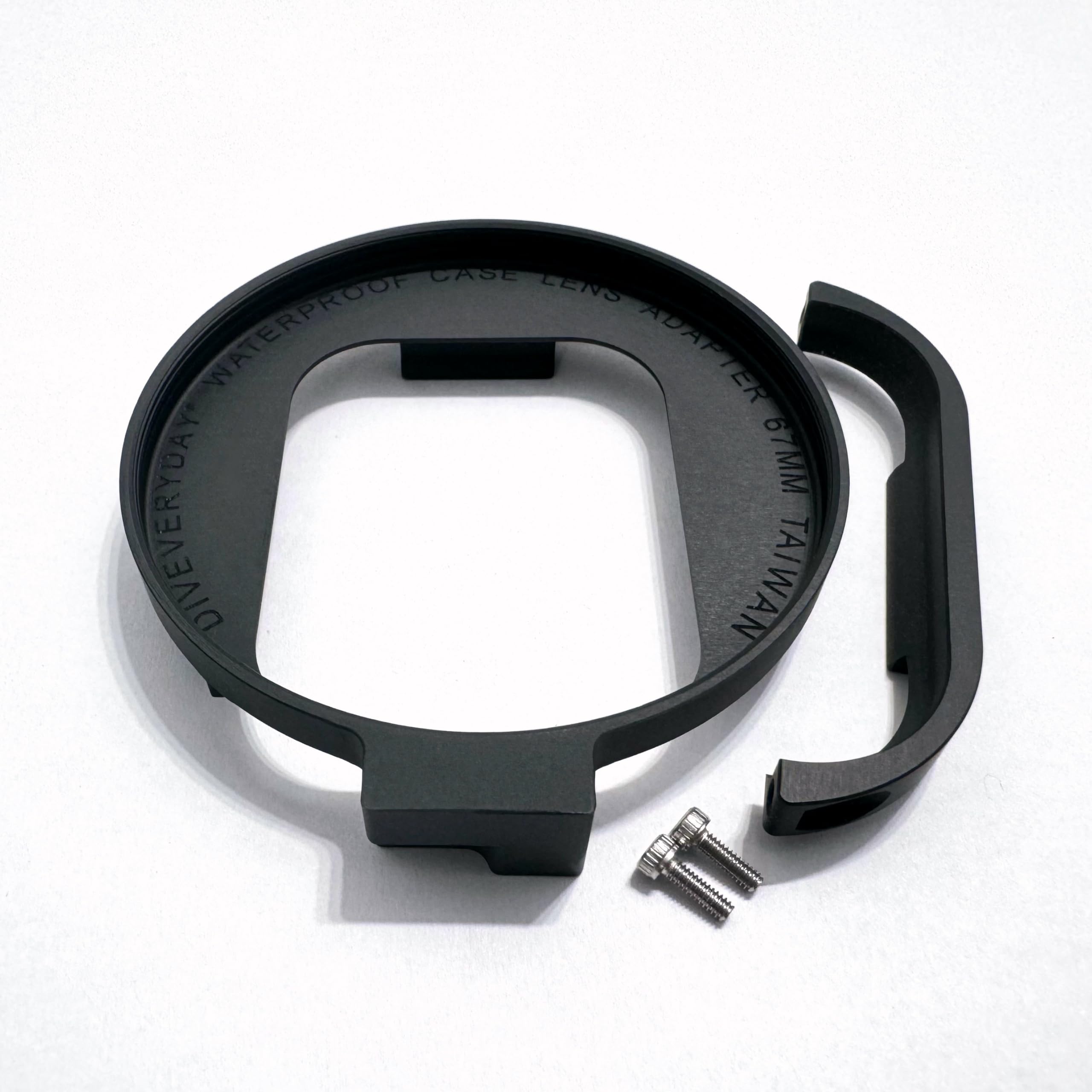 M67 Objektivadapter für DJI OSMO Action 5 Pro, kompatibel mit Original wasserdichtem Gehäuse